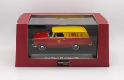 STARLINE MODELS 157610 OPEL REKORD P2 CARAVAN 'SHELL' 1960 RED MINT BOXED 1:43 - Image 1 of 4