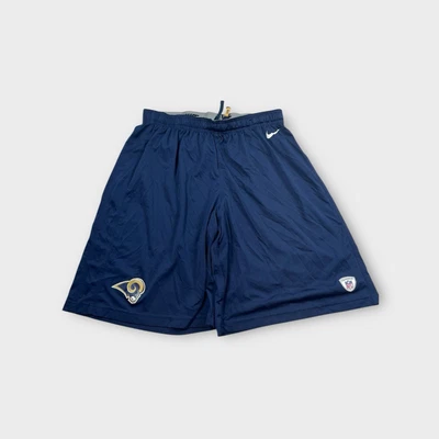 Pantalones Cortos Atléticos de Gimnasio Azul Nike Dri-Fit St Louis Rams Para Hombre Talla XL Foto 1 de 4