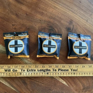 SneakErasers Sneaker Cleaner Pre-Moistened Shoe Cleaning Sponge 3-Pack - Picture 1 of 2