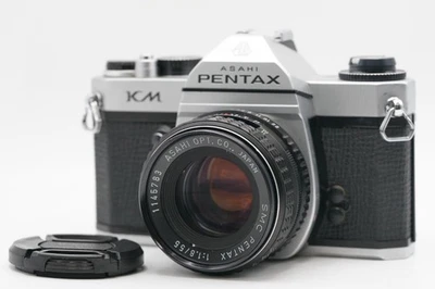 Meter Works [EXC+5] PENTAX KM 35mm SLR Film Camera SMC 55mm F1.8 Dal GIAPPONE - Immagine 1 di 4
