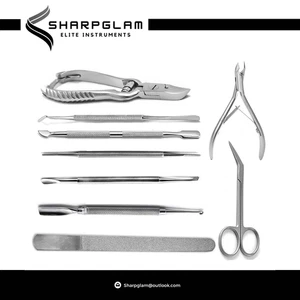 Podiatry Tool Set Stainless Steel Ingrown Nail Cutter Files Cuticle Remover Kit - Picture 1 of 6