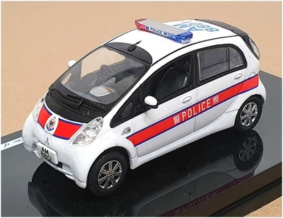 Vitesse 1/43 Scale 29289 - Mitsubishi i MiEV Hong Kong Police - White/Red - Image 1 of 4