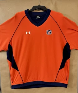 UNDER ARMOUR Auburn Tigers Para Hombres XL Cortavientos Cuello en V Pullover War Eagle - Imagen 1 de 3