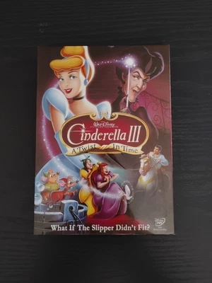 Walt Disney Cinderella 3: Twist In Time 2007 DVD with Slipcover - Image 1 of 4