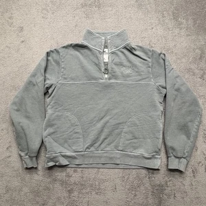 Hollister Pullover Damen Extra Small Grau Half Zip Trichterkragen Tasche Sweater - Bild 1 von 6