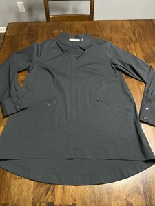 Soft Surroundings Long Tunic Shirt Jacket Size Small NWOT Long Sleeve Button Up - Picture 1 of 6