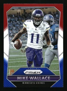 2015 Panini Prizm Red, White & Blue Prizm Mike Wallace #108 Minnesota Vikings - Picture 1 of 2
