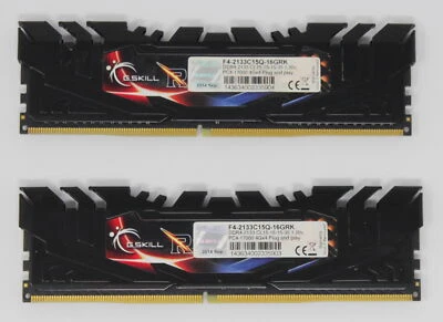 G.Skill RipJaws 4 8 GB (2x4GB) F4-2133C15Q-16GRK DDR4-2133 RAM (#12105) - Bild 1 von 2