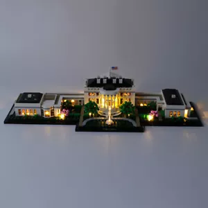 LED Light Kit For Architecture The White House LEGOs 21054 Lighting Set - Picture 1 of 12