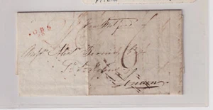 IRLANDA cubierta sin sello 1817 nuevo Ross vía Belfast clasificación 6 y 2/6 - Imagen 1 de 5
