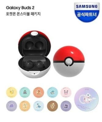 Samsung Pokemon Galaxy Buds 2/ Pro / Live / Official Cover Case  Monster ball - Image 1 of 4