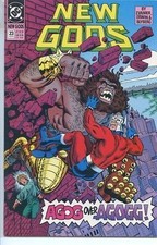 New Gods 1989 series # 23 near mint comic book