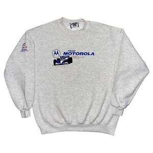 Vintage Michael Andretti Team Motorola Honda Indy F1 Sweater Men Size Large RARE