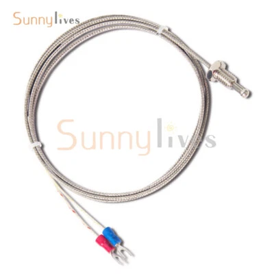 CG WRNT-02 M6 Screw K Type 2M 3M Thermocouple Wire Cable Temperature Sensor - Image 1 of 4