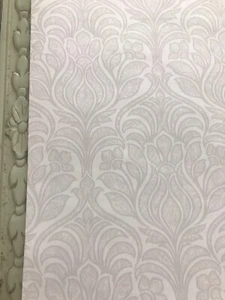 Beaulieu silver wallpaper traditional Victorian damask several available - Picture 1 of 3