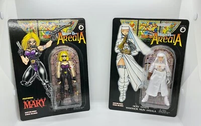 Lote de figuras de acción Warrior Nun Areala SHOTGUN MARY & HOLY WHITE 1997 Ben Dunn Foto 1 de 4