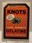1974 Topps Wacky Packages KNOTS Tan Back 1st Series, 1st Sticker