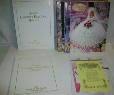 Complete ANNIE'S CALENDAR BED DOLL SOCIETY GEMS OF THE SOUTH COLLECTION  - Image 1 of 2