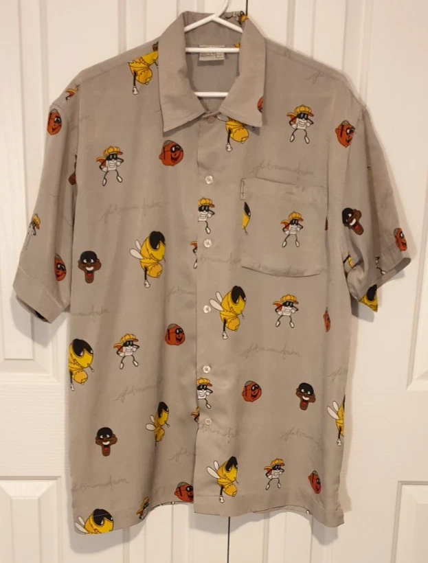 FUBU Platinum Fat Albert The Brown Hornet Vintage Y2K Vintage 1990s Shirt Size L - Image 1 of 4