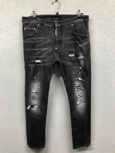 Dsquared2 Tidy Biker Jean mens jeans size EU 50 / W 34 made in Italy - Imagen 1 de 14