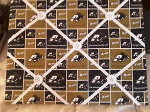 University of Akron Zips Memory Board with Hooks - Picture 1 of 2