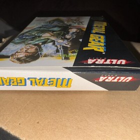 Metal Gear Nintendo Nes Game Cleaned and Tested