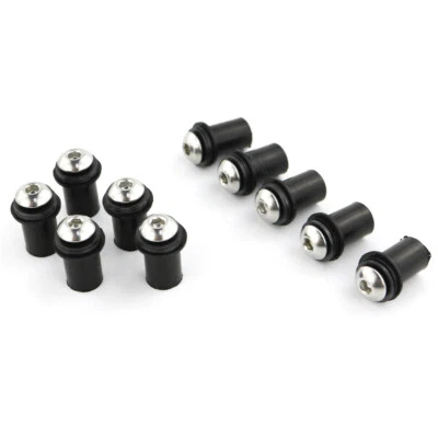 M5 Windshield Bolts Screws Fit For Kawasaki Ninja 900/1000/ ZX 6R 7R 9R 10R 12R  - Image 1 of 4
