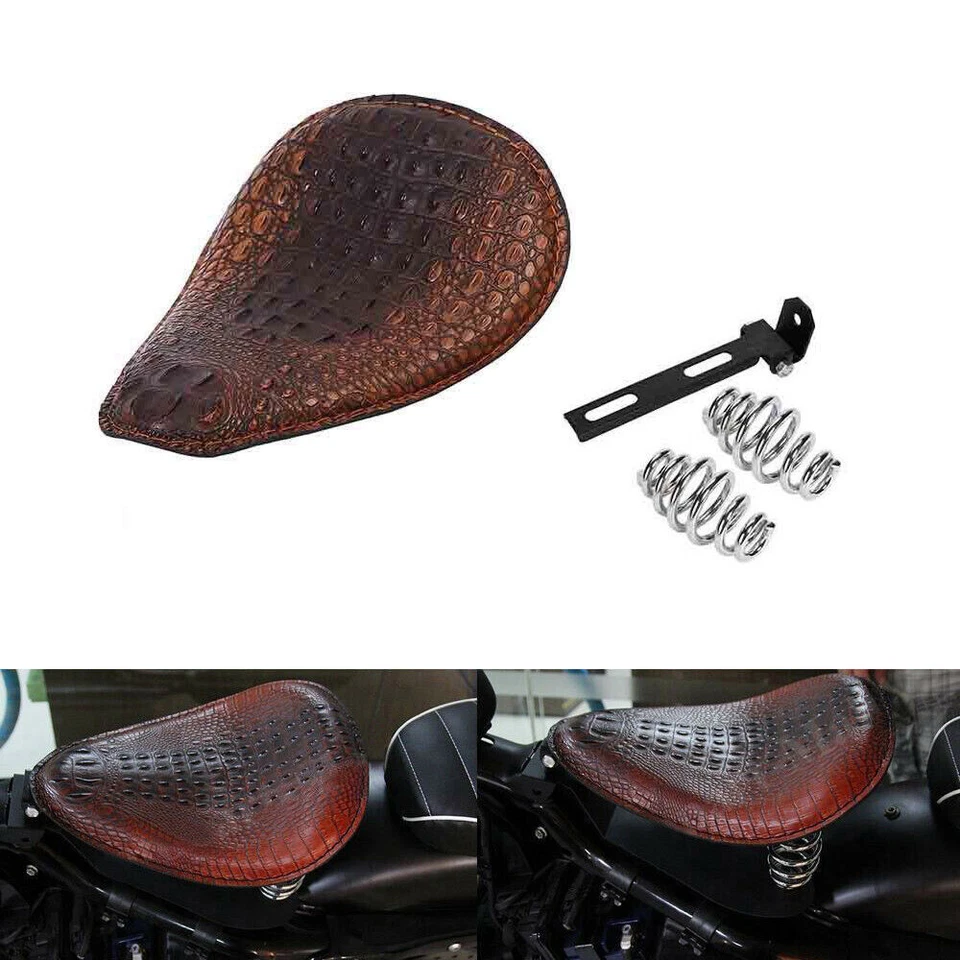 Asiento individual con base para Yamaha V-Star 250 650 950 1100 1300 Bobber Spring Foto 1 de 4