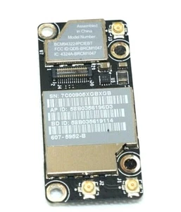 FABRICANTE DE EQUIPOS ORIGINALES Apple Airport Tarjeta Bluetooth BCM943224PCIEBT 607-5952-B - Imagen 1 de 2