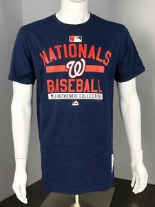 Washington Nationals Navy Blue T-Shirt (S,M,L,XL,XXL) - Picture 1 of 4