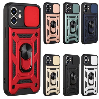 Hard Shell Case Kickstand Cover for iPhone 14 13 12 11 Pro Max Mini XS XR 7 Plus - Image 1 of 4