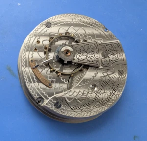 RELOJ BOLSILLO VINTAGE TALLA 18 WALTHAM GRADO 18 MOVIMIENTO PARA PIEZAS - Imagen 1 de 2