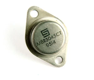 2pc SSI MBR3045CT Schottky Rectifying Diode,  30A 45V, TO-3 Package - Picture 1 of 2