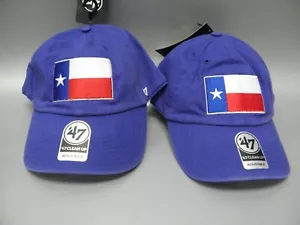 '47 MARCA LIMPIEZA BANDERA TEXAS GORRAS SOMBREROS TALLA ÚNICA BORDADO LOGO ALGODÓN NUEVO CON ETIQUETAS - Imagen 1 de 1