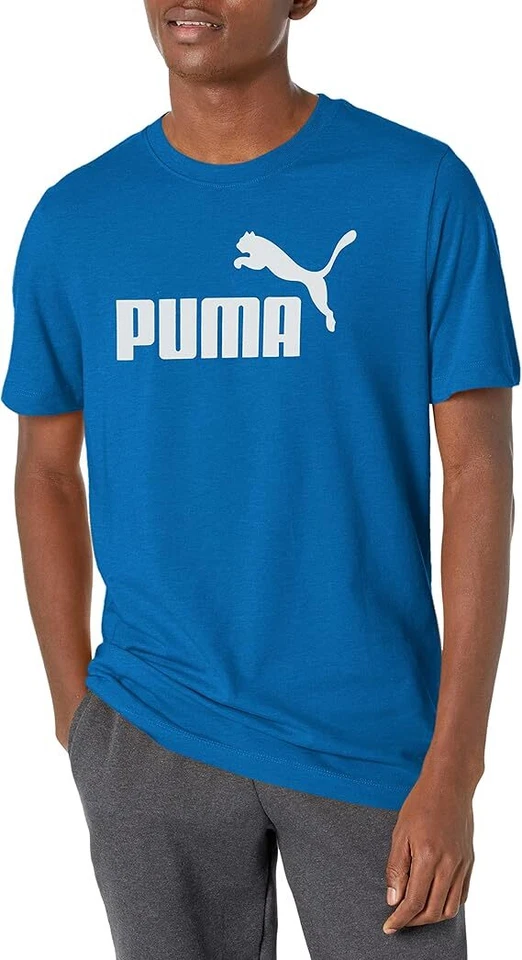 PUMA Boys T-Shirt Essentials Big Cat Logo Crew Neck Short Sleeve Athletic Tops