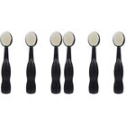  6 Pcs Long Handle Cleansing Brush Massager Facial Cleaning Device