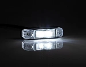 LED Umrissleuchte Weiß 12V 24V LED Begrenzungsleuchte Weiss LED Positionsleuchte - Bild 1 von 6