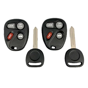 2 OEM Electronics Remotes + Keys 4B For CHEVY GMC CADILLAC KOBLEAR1XT 10443537 - Picture 1 of 3