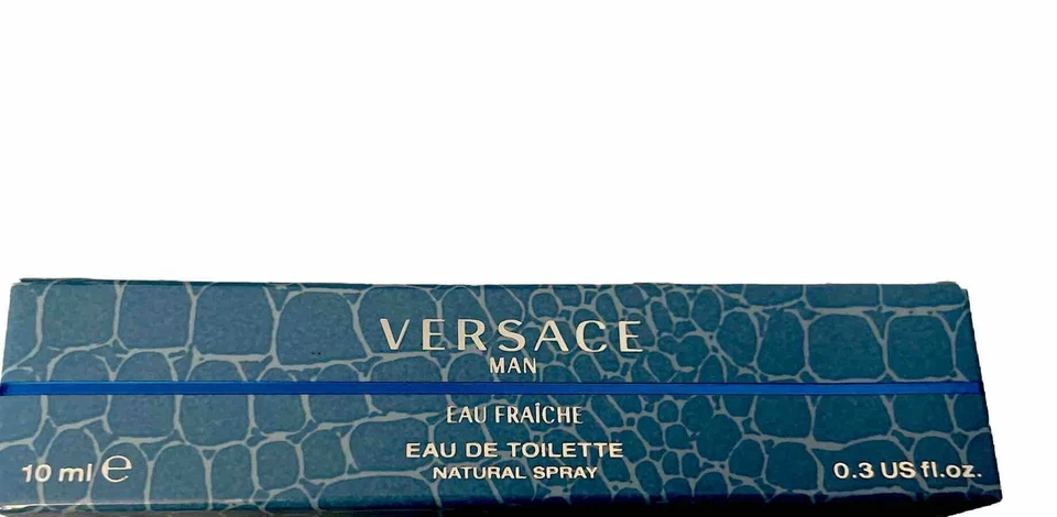 Versace Man Eau Fraiche by Versace EDT Men’s Perfume 10ml Travel Spray Rare - image 1 of 1