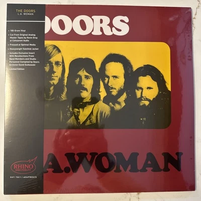 THE DOORS L.A. WOMAN RHINO HIGH FIDELITY LP SEALED 180 GRAM AUDIOPHILE MINT - Image 1 of 3