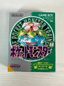 Pokemon Verde Nintendo Pocket Monsters GameBoy GB Venusaur giapponese dal Giappone - Foto 1 di 17