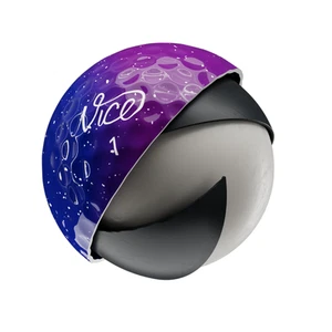 VICE PRO GALAXY DRIP GOLF BALL BLACK/BLUE - Picture 1 of 6
