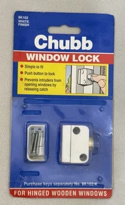 Chubb 8K102 Window Lock Push Button White Finish - Picture 1 of 5