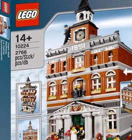Lego Town Hall 10224 Modular Building 100% Complete Creator Expert 2012 Set Rare