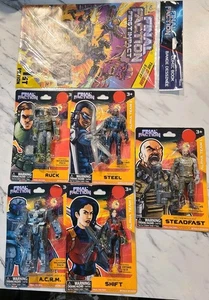 Figurine Final Faction Alpha Team 1 Serie 1 con rivista - Nuove (minore usura delle carte) - Foto 1 di 2