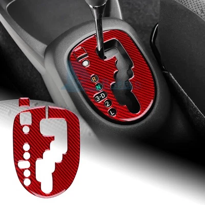 Console Gear Shift Panel Cover Trim Red Carbon Fiber For Toyota Yaris 2006-2011 - image 1 of 4
