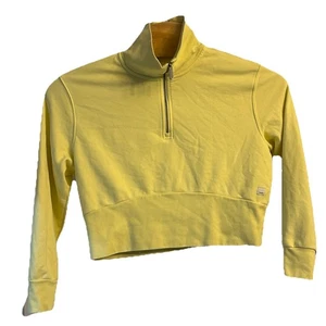 Vuori Sedona Half Zip Womens Medium Sunlight Yellow Pullover Half Zip Sweater - Picture 1 of 8