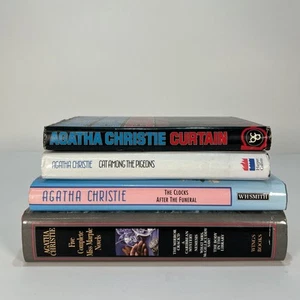 Agatha Christie Hardback Book Bundle x4 Mixed Titles Mystery Crime Used 9 Novels - Picture 1 of 16