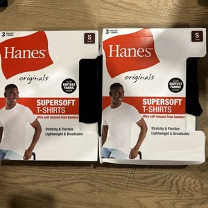 Camisetas Hanes Originals 6 súper suaves PEQUEÑAS - Imagen 1 de 3