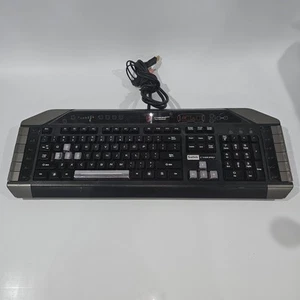 Saitek Eclipse Wired Gaming Keyboard Model Number KU-0728 PK17U Tested Working - Picture 1 of 4